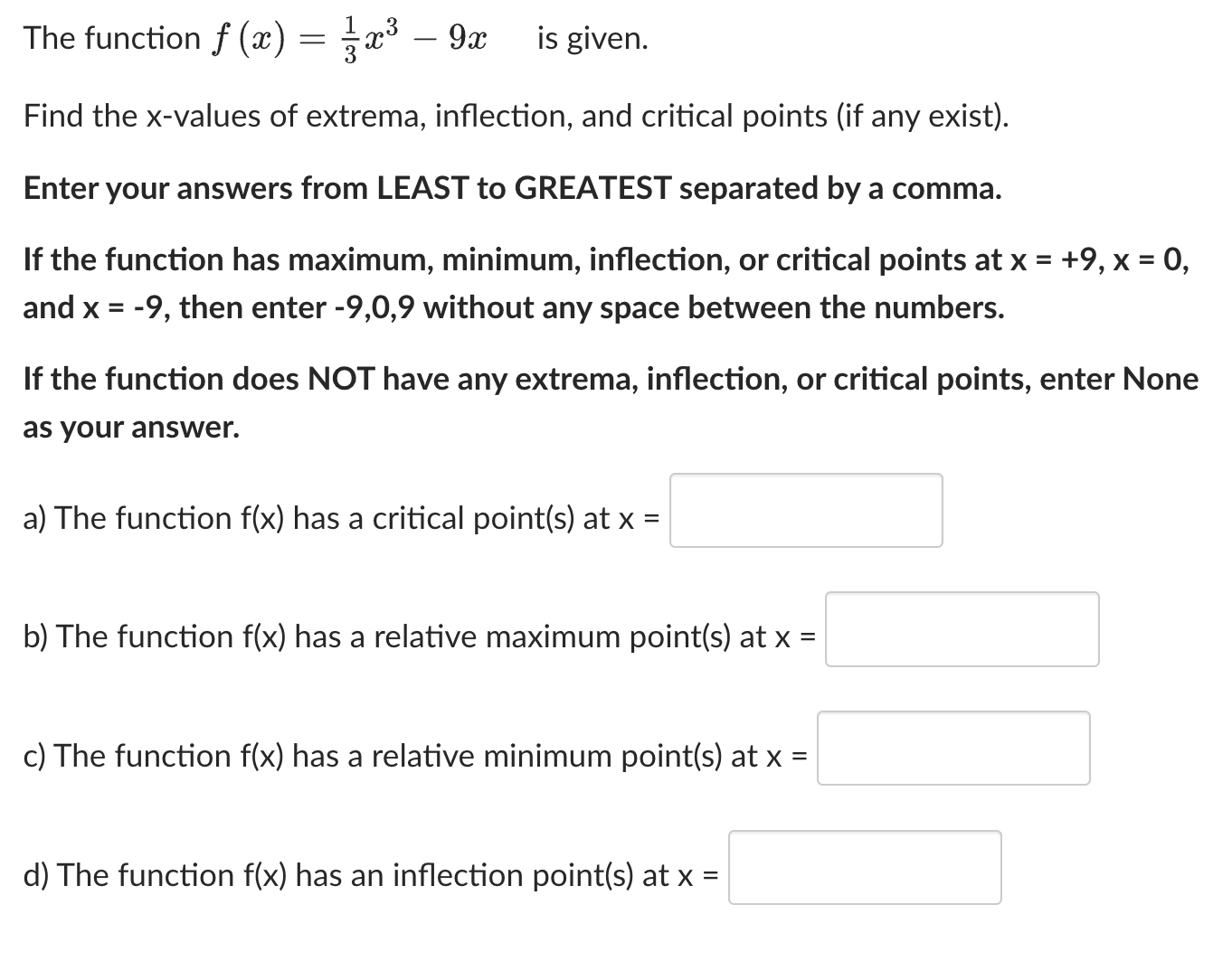 solved-the-function-f-x-1-3x-3-9x-is-given-find-the-chegg