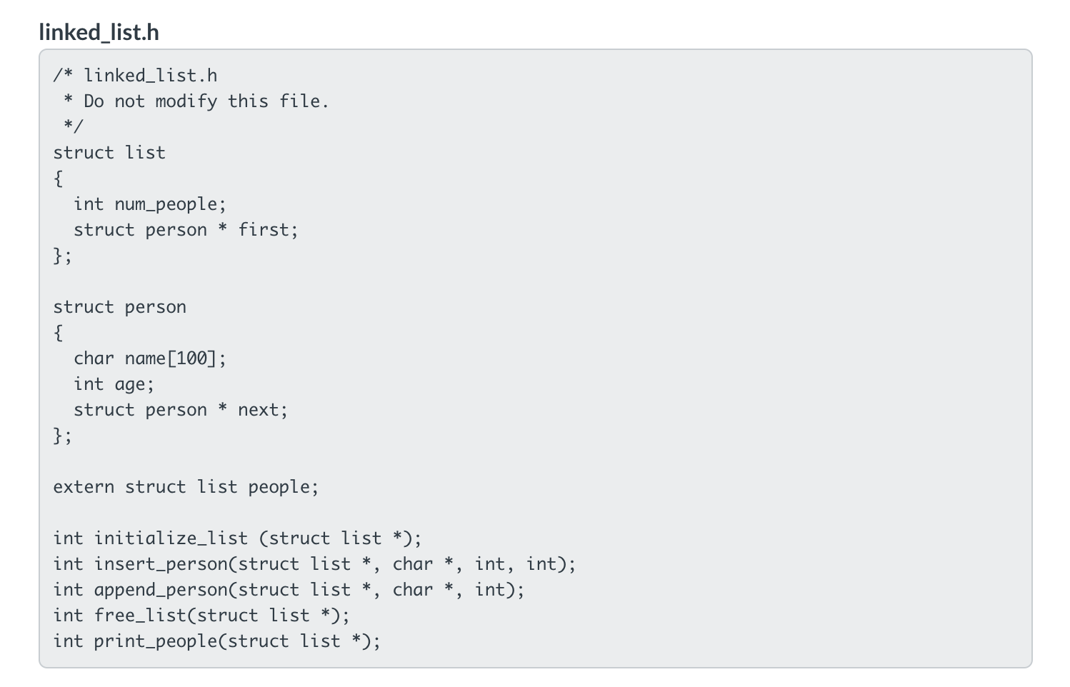 Solved Implement an insert function that will insert a | Chegg.com