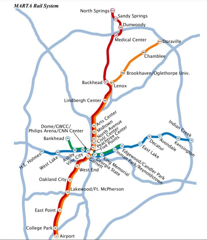 Route 285 Atlanta Ga Map 