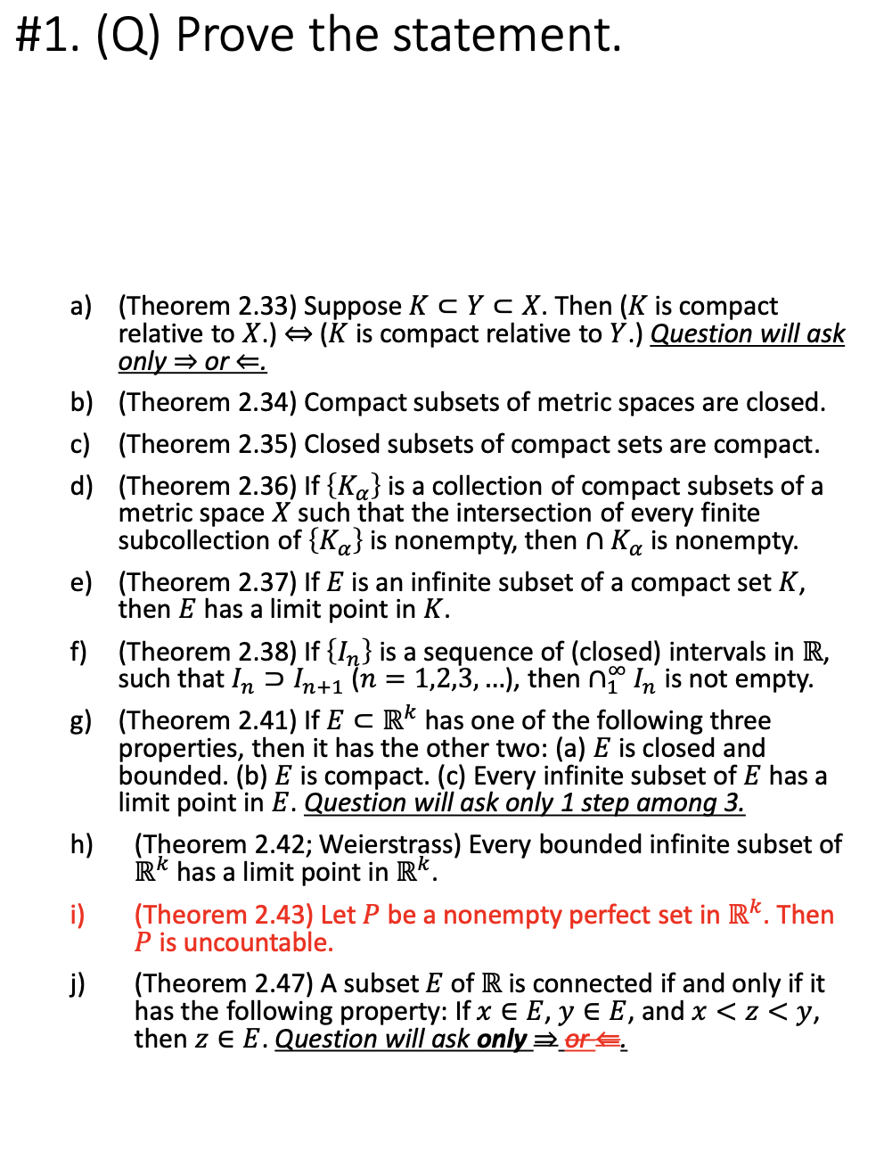 Solved 1. Q Prove the statement. a Theorem 2.33 Chegg