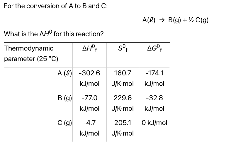 Solved For The Conversion Of A To B And C: All) → B(g) + 22 | Chegg.com