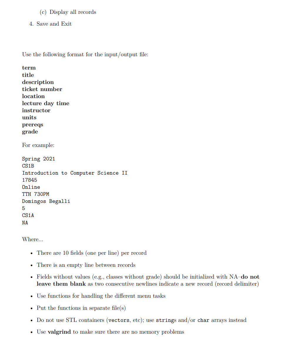 Solved Part A Create and reverse a singly linked list of | Chegg.com
