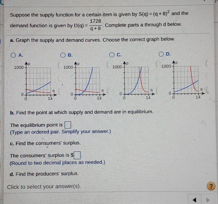 Solved Suppose the supply function for a certain item is | Chegg.com