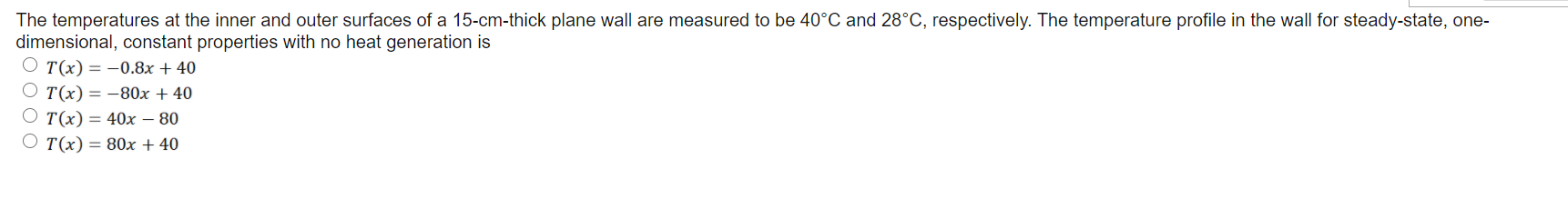 Solved The temperatures at the inner and outer surfaces of a | Chegg.com