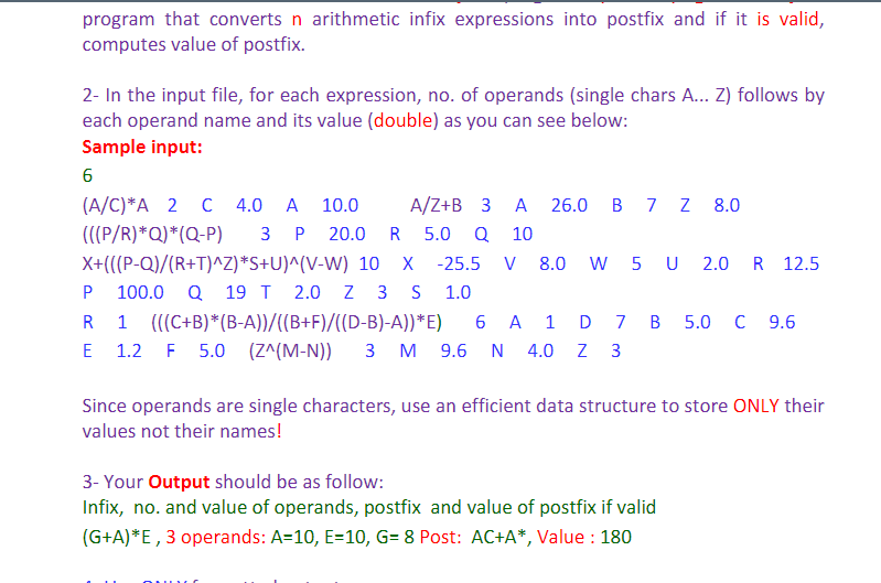 Solved Hello here is sample input for copy/paste: 6 (A/C)*A