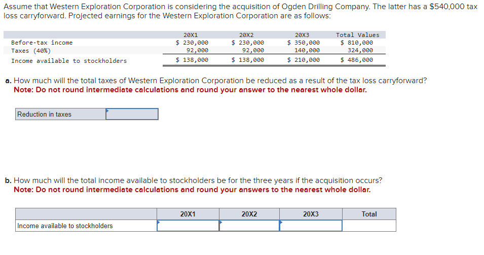 Solved Assume that Western Exploration Corporation is | Chegg.com