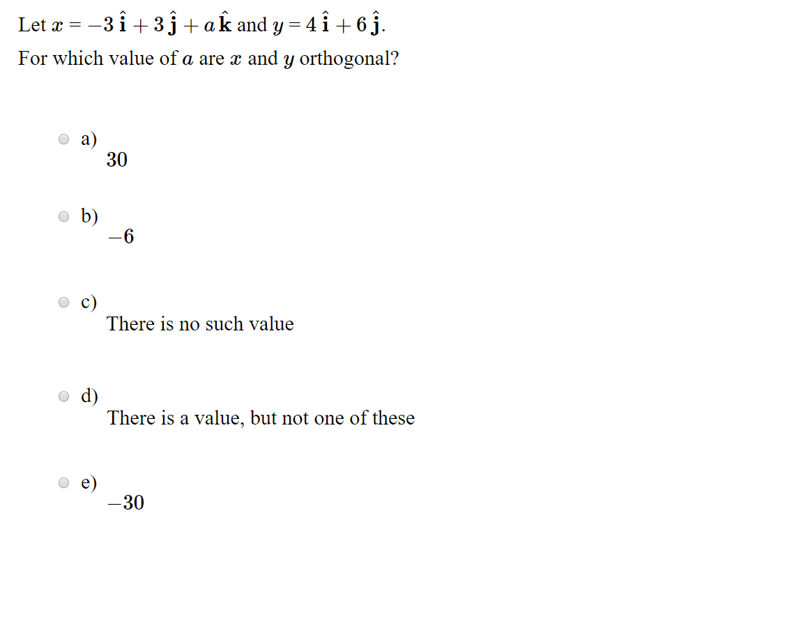 Solved Let X 3 I 3 J Ak And Y 4 I 6j For Which Value Chegg Com