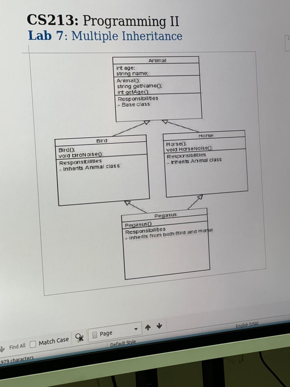 Solved CS213: Programming II Lab 7: Multiple | Chegg.com