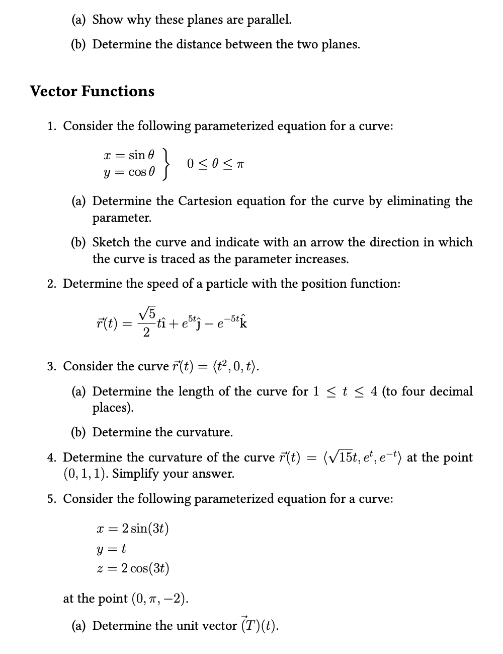 Solved Vectors And The Geometry Of Space 1 Let A 2i Chegg Com
