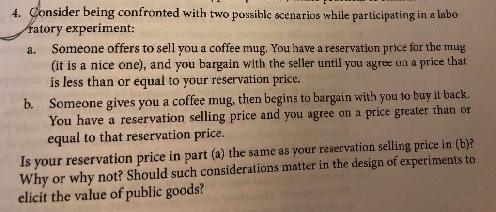 Solved 4. Consider being confronted with two possible | Chegg.com