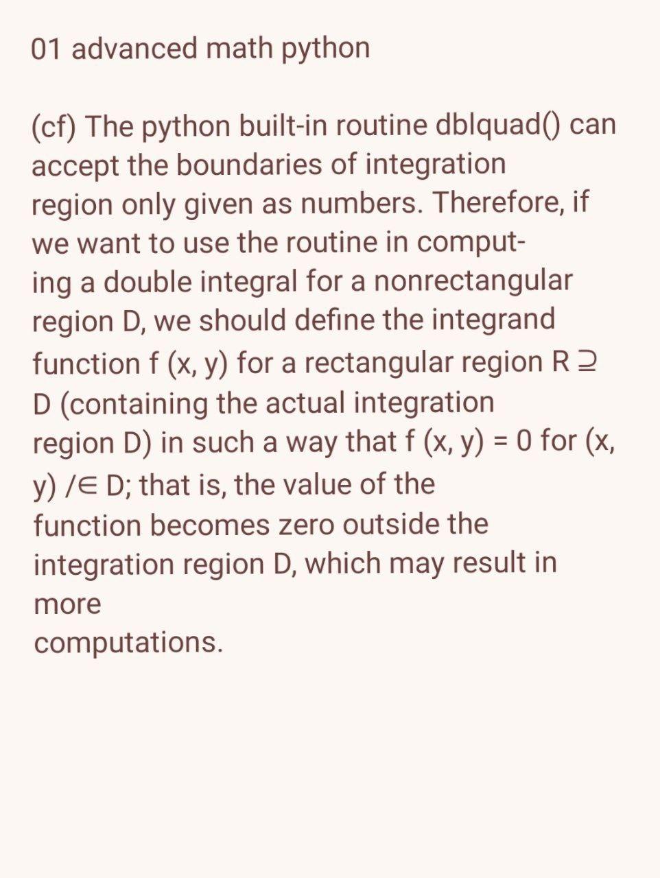 01 advanced math python (cf) The python built-in | Chegg.com