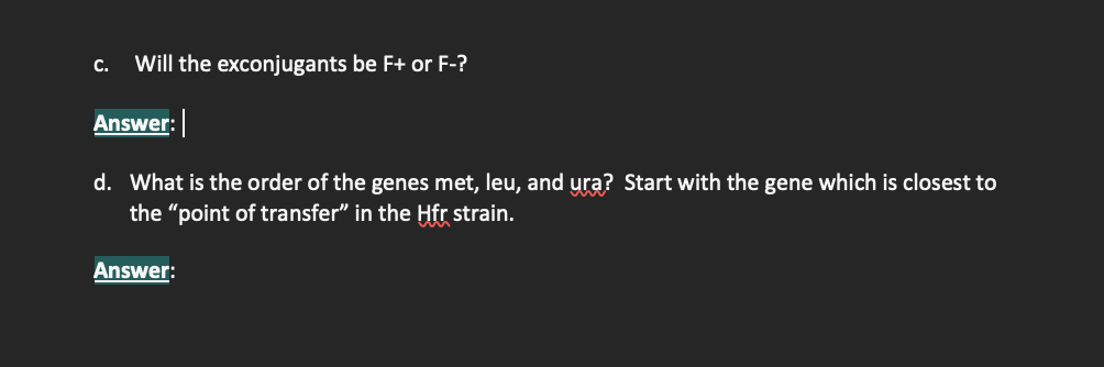 genetics case study answers