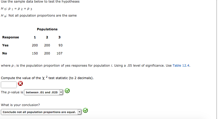 Solved Use The Sample Data Below To Test The Hypotheses Ho