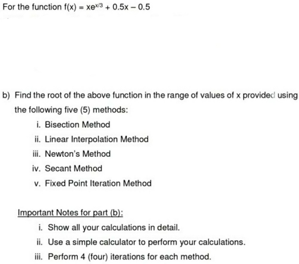 Solved Need Help With Numerical Methods Assignment. Please | Chegg.com