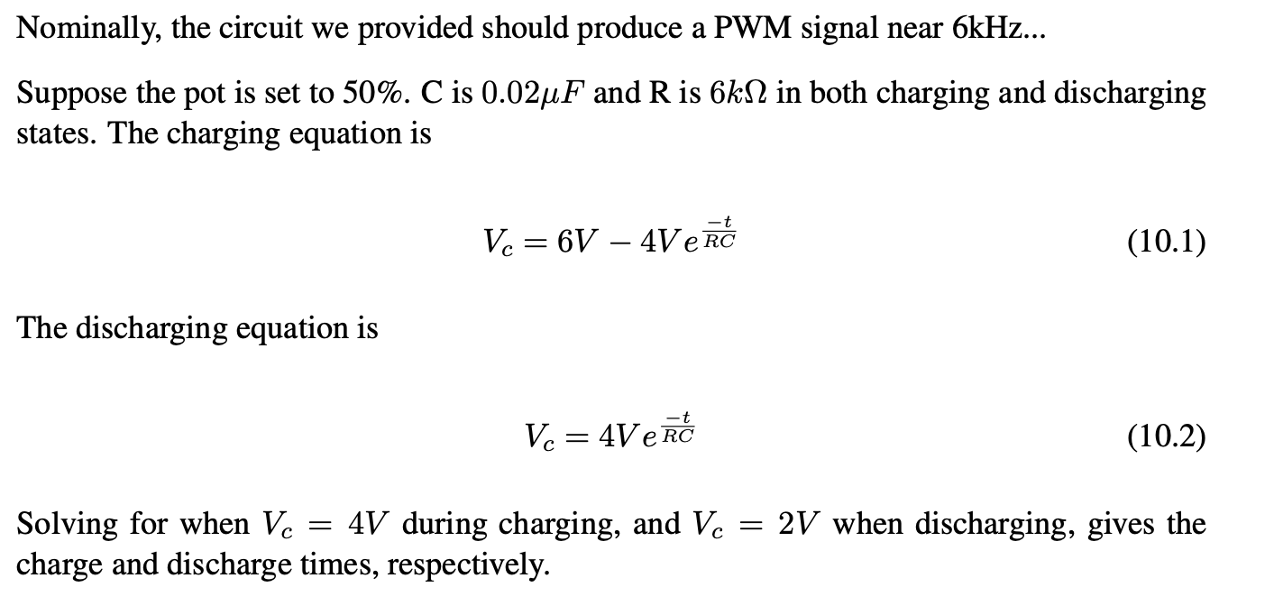 Nominally, the circuit we provided should produce a | Chegg.com