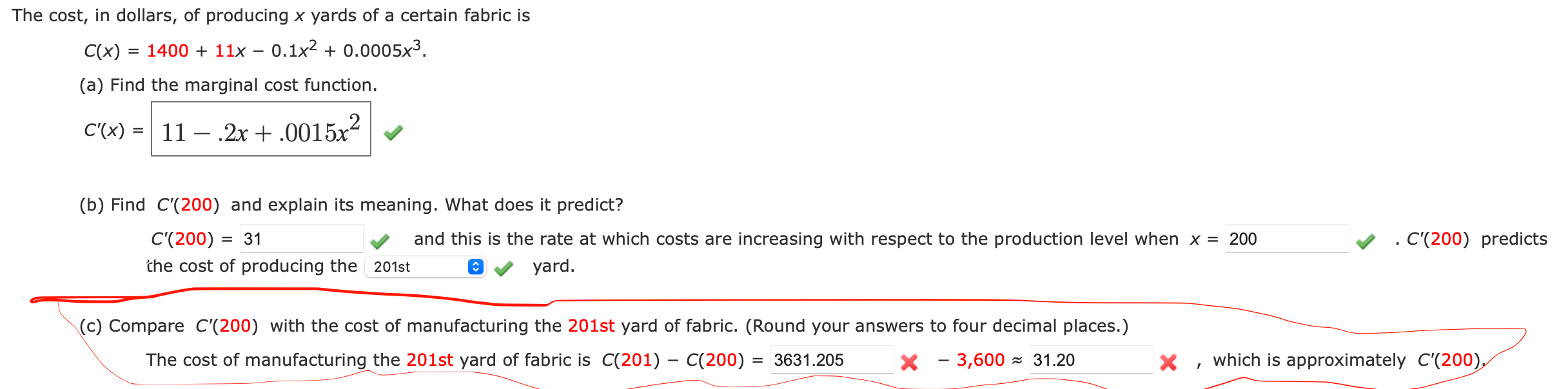 Solved You only need to answer the questions circled in red, | Chegg.com