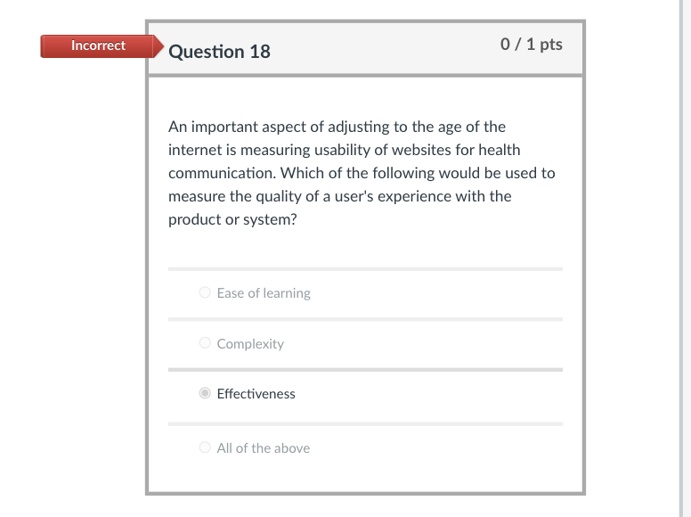 Solved Incorrect Question 1 0 / 1 pts can serve as a | Chegg.com