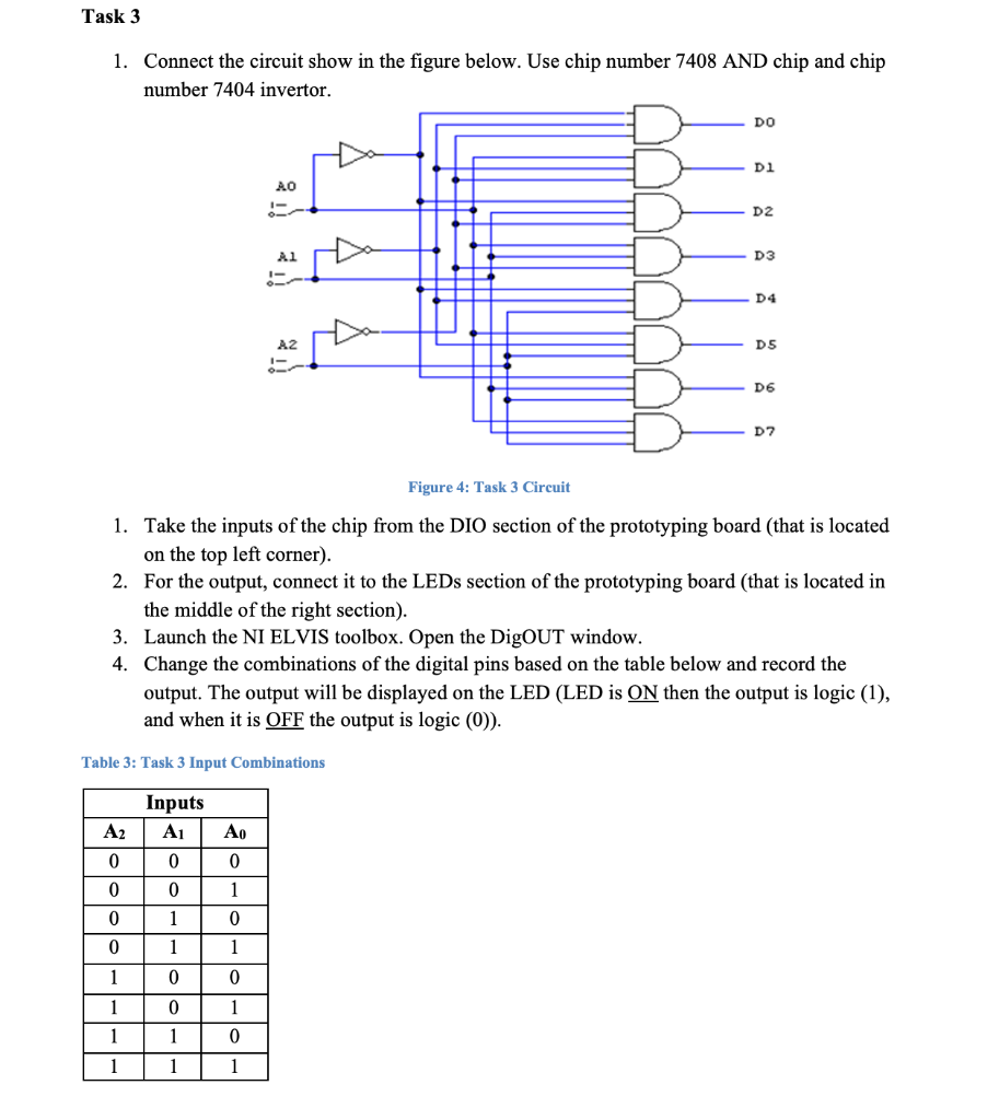 Solved Task 3 1. Connect the circuit show in the figure | Chegg.com