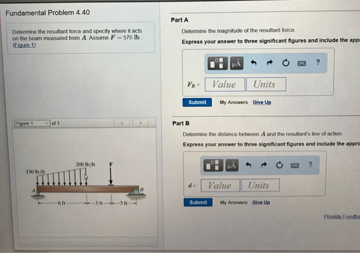 Solved Fundamental Problem 4.40 Part A Determine the | Chegg.com