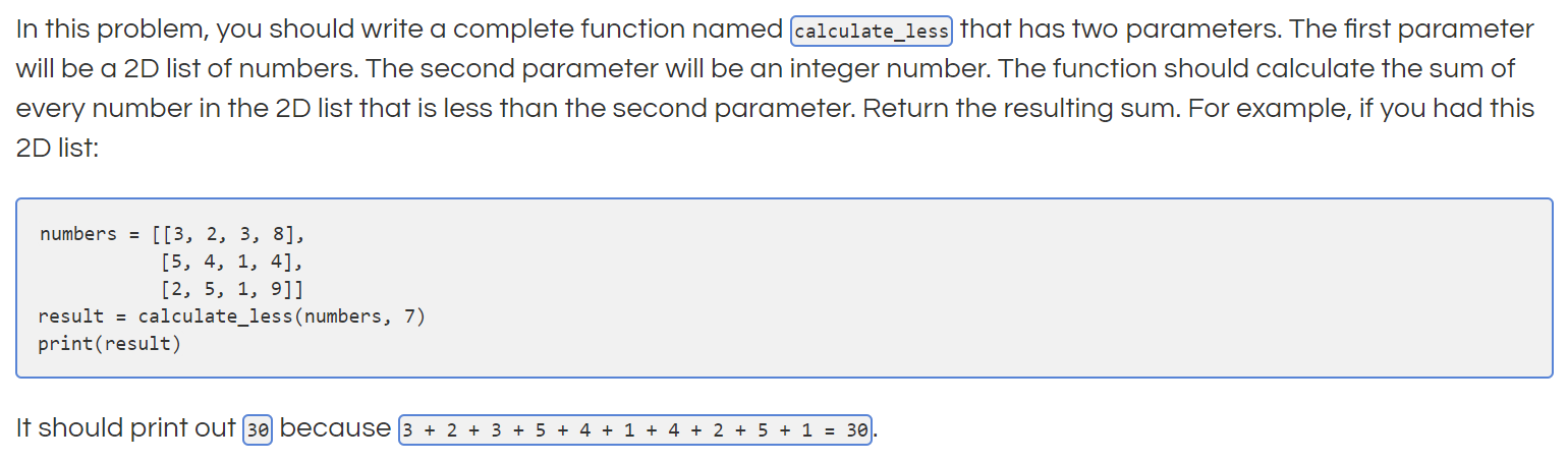 Solved In this problem, you should write a complete function | Chegg.com