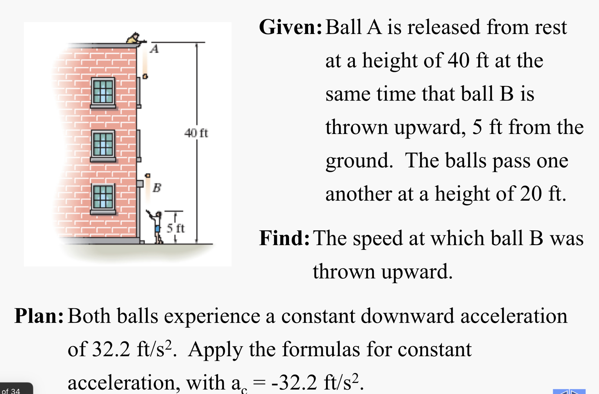 Solved Why does the ball decelerate when dropped down and