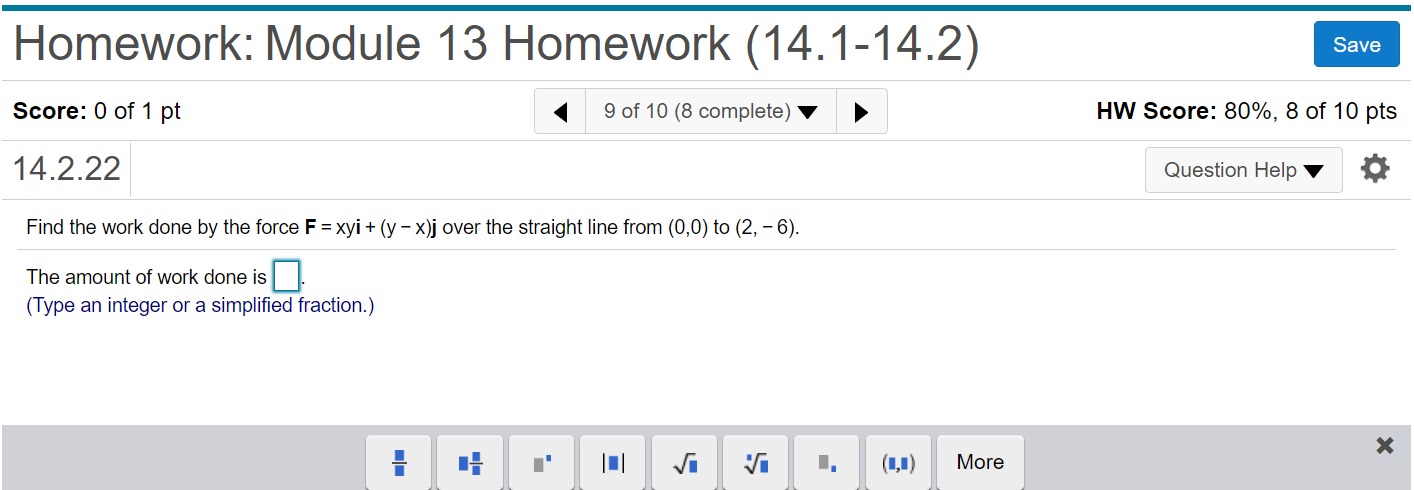 Solved Homework: Module 13 Homework (14.1-14.2) Save Score: | Chegg.com