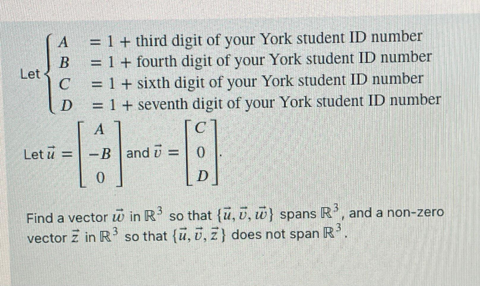 Solved A = 5 B = 5 C = 3 D = 6 Please provide clear | Chegg.com
