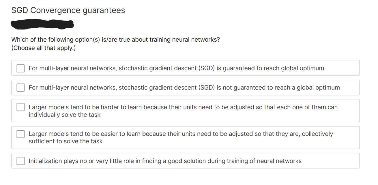 Solved 3. Training Models with 1 Hidden Layer W Bookmark | Chegg.com