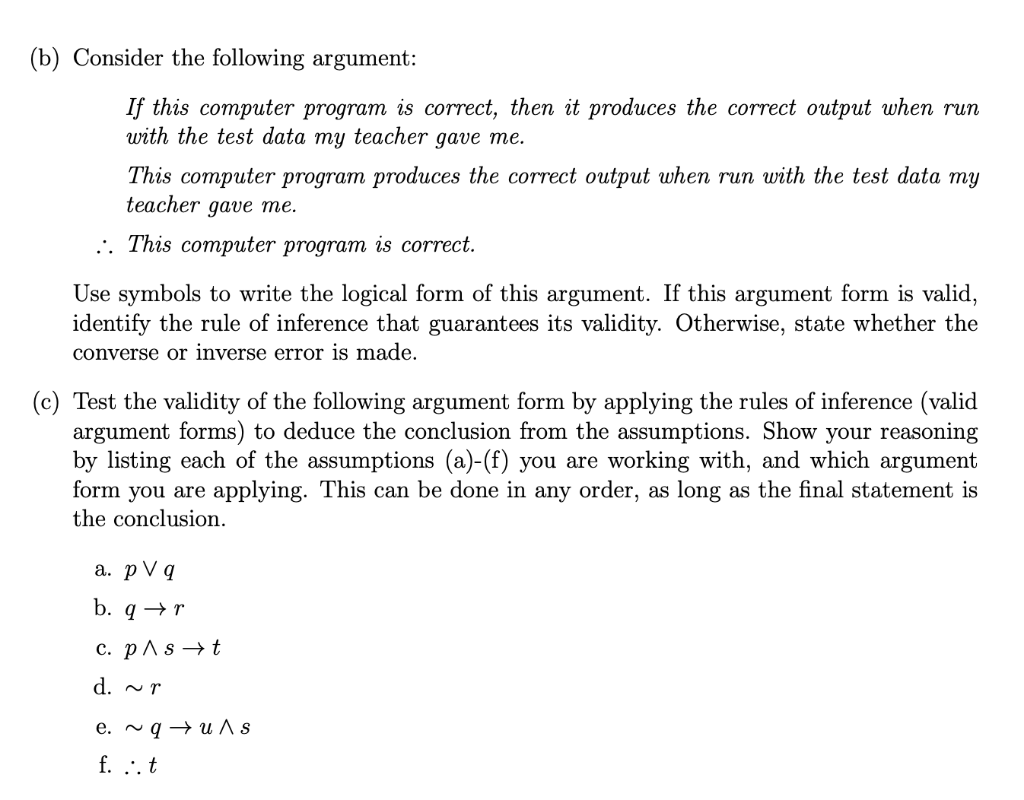 Solved Question 2 40 Marks A Use Truth Tables To Chegg Com