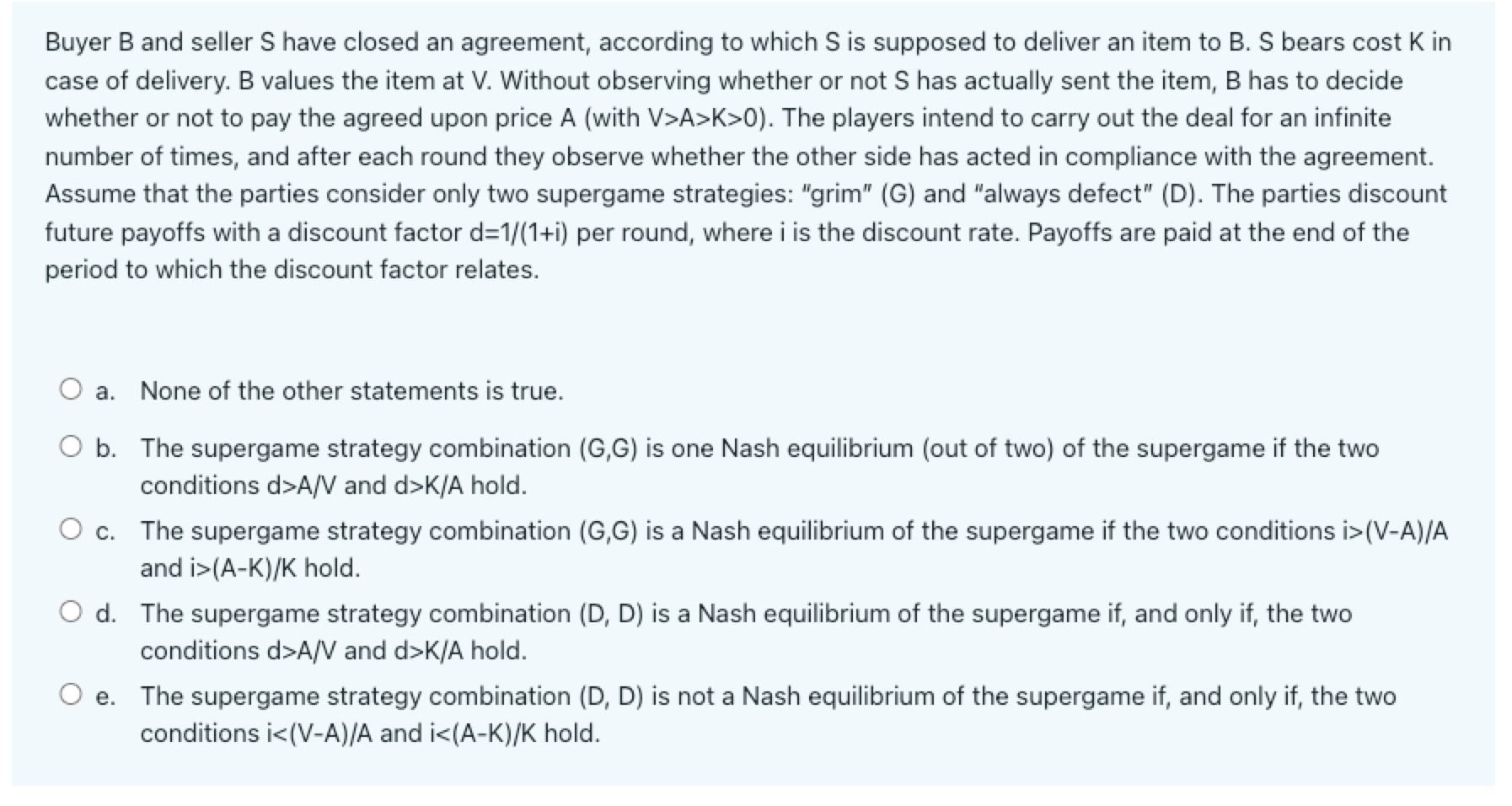 Solved Buyer B And Seller S Have Closed An Agreement, | Chegg.com