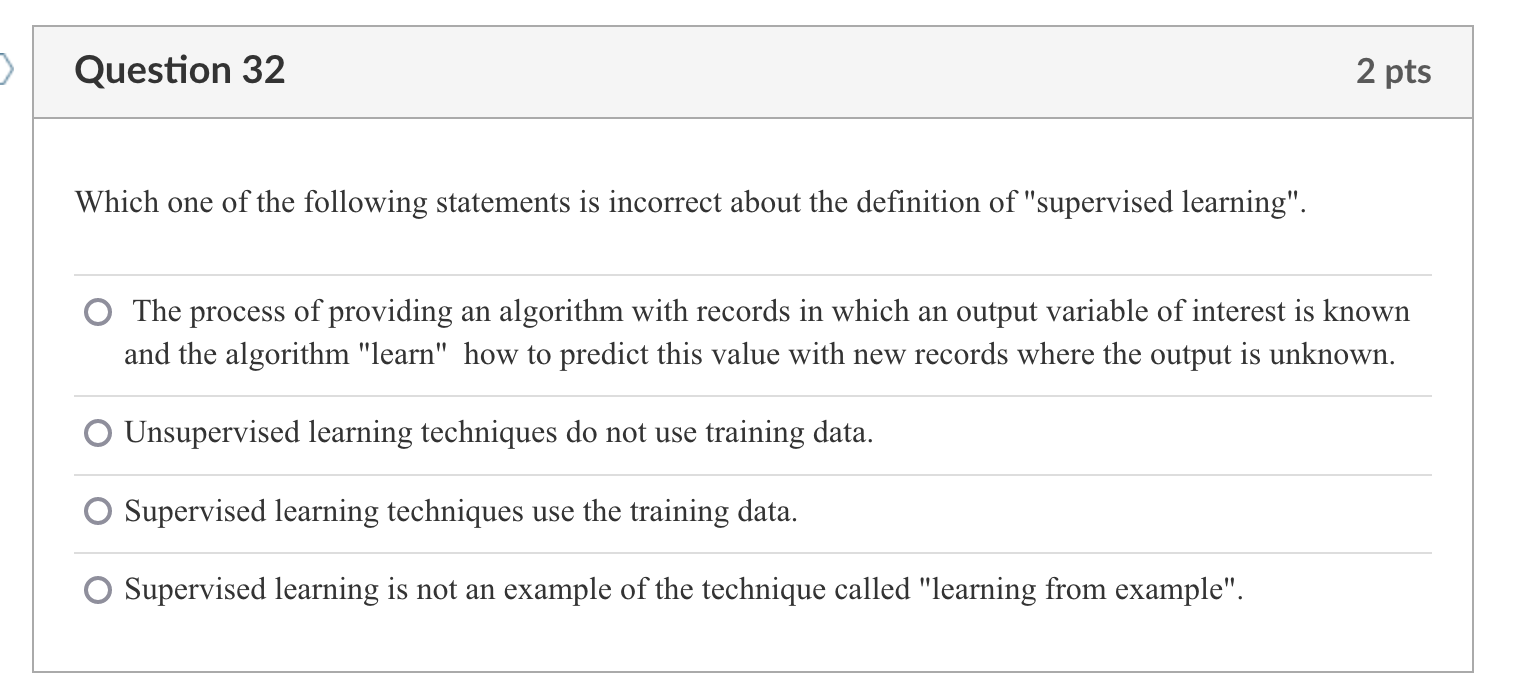 Solved Which one of the following expression does define the | Chegg.com