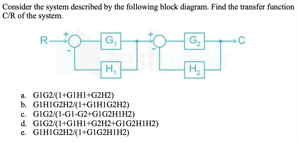 Solved Consider The System Described By The Following Block | Chegg.com