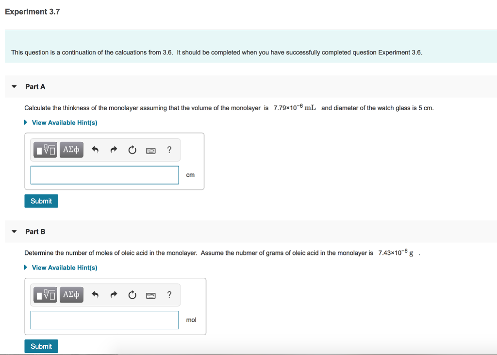 Solved Experiment 3.7 This question is a continuation of the | Chegg.com