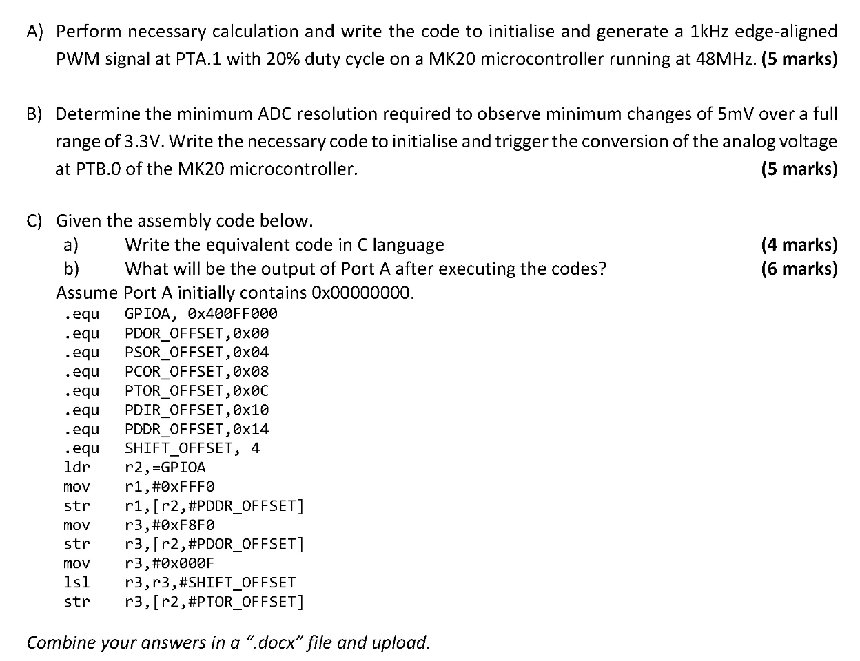 Solved A) Perform necessary calculation and write the code | Chegg.com