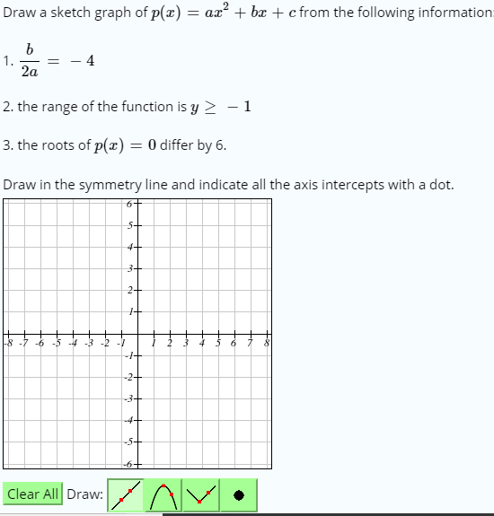 Solved Draw A Sketch Graph Of P X Ax Bx C From The Chegg Com