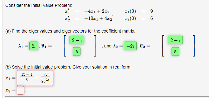 Solved Consider the Initial Value Problem: | Chegg.com