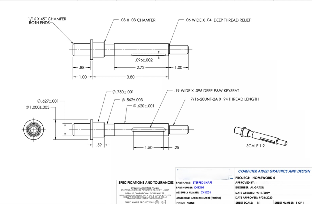 Solved Create A Solid Model For The Part Shown In The Chegg