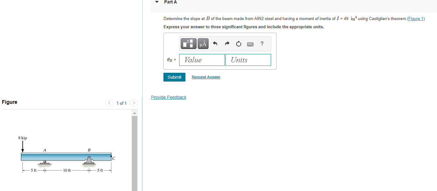 Solved Determine the slope at B of the beam made from A992 | Chegg.com