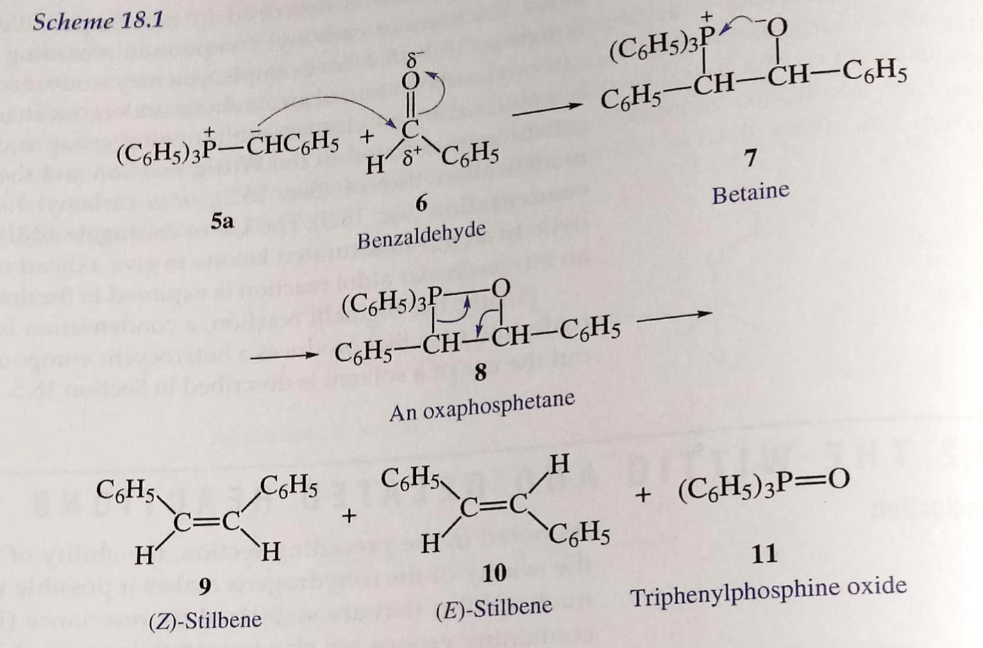 Solved Scheme 18.1 (C6H5)3P C6H5CHCHC6H5 +