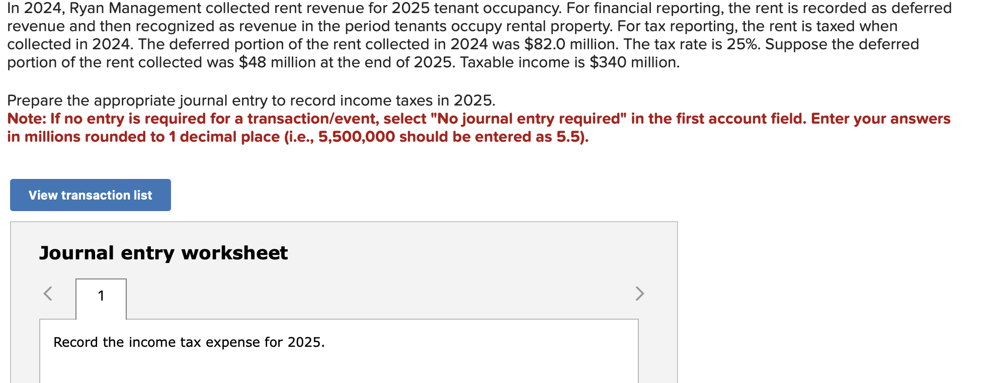 Solved In 2024, Ryan Management collected rent revenue for  Chegg.com