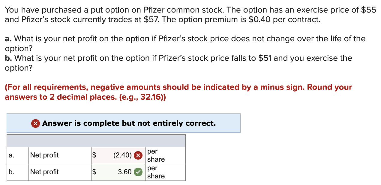 Solved Refer to Table 104. a. What was the settlement price