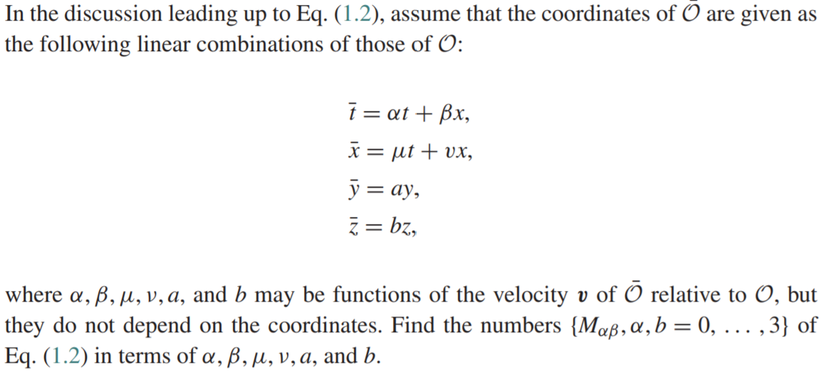 Solved In The Discussion Leading Up To Eq 1 2 Assume Chegg Com