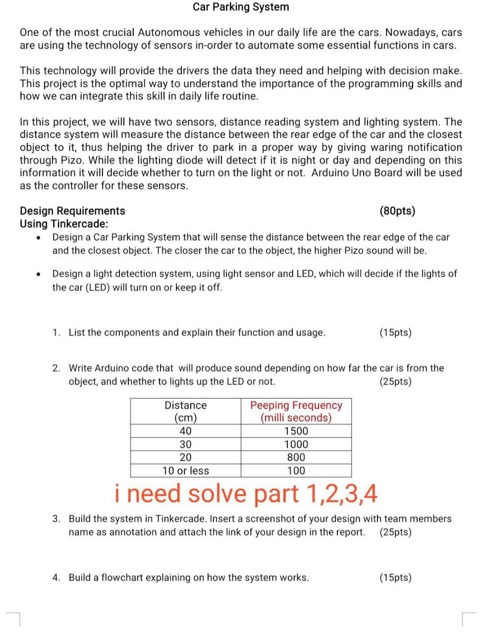 Questions and Answers about Parking