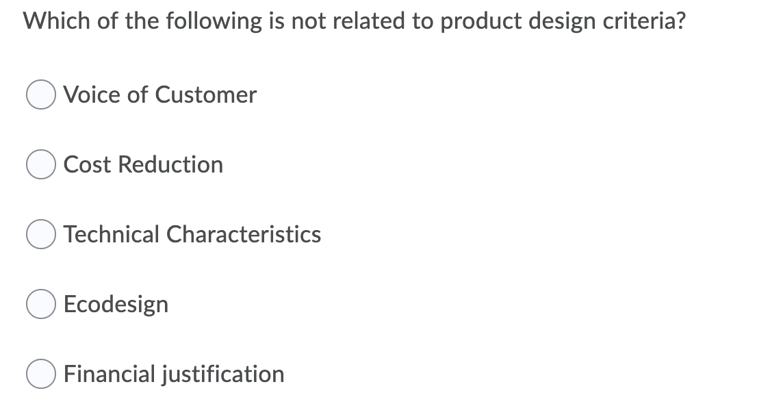 Solved Which of the following is not related to product | Chegg.com
