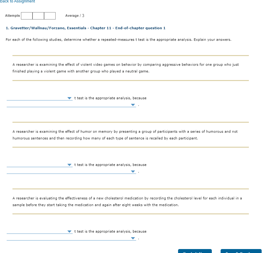 Solved Back to Assignment Attempts Average/3 1. | Chegg.com