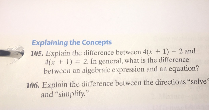 Difference Between Expression And Equation - Tessshebaylo