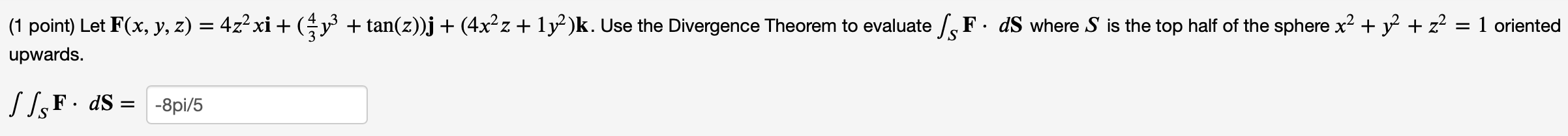 Solved (1 point) Let | Chegg.com