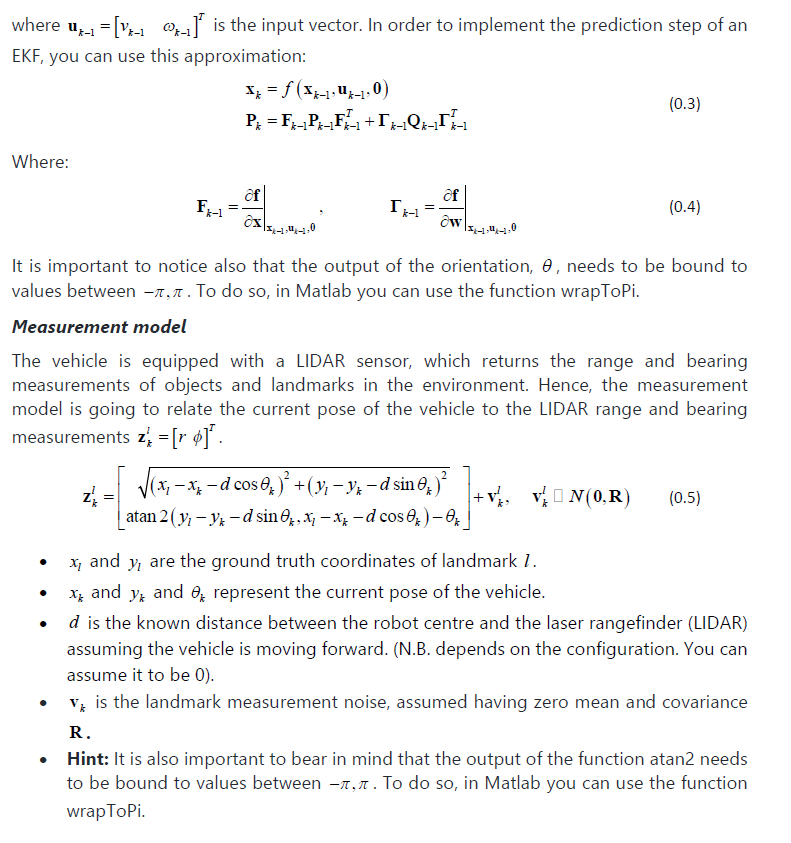 Dynamic model Let us assume that our unicycle dynamic