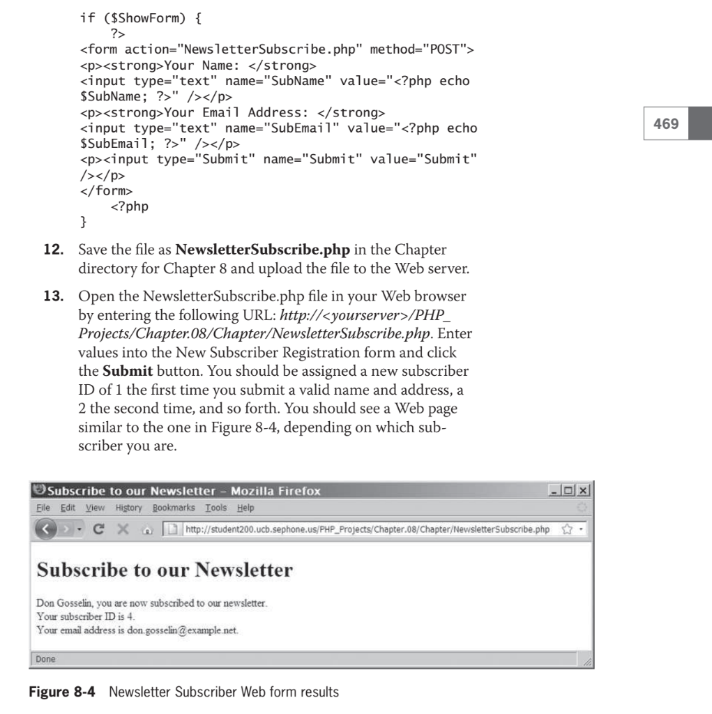 To create a PHP script that creates a database named | Chegg.com