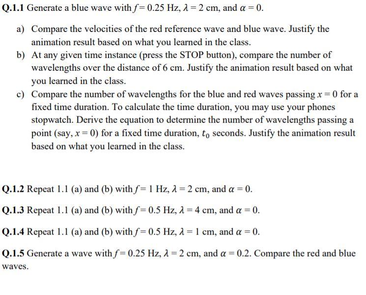 The Reference Wave Which Is Displayed In Red Is Chegg Com